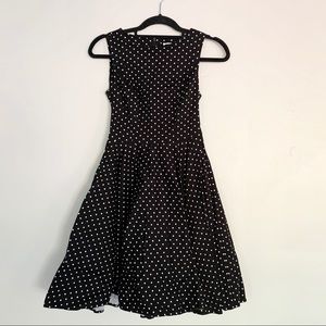 Grace Karin Polka Dot Retro Fit And Flare Dress S
